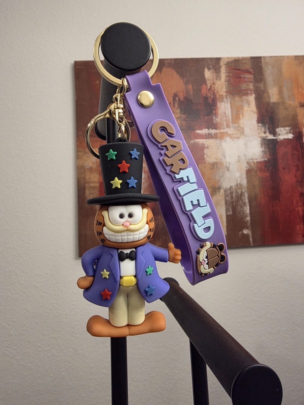 Garfield Bag Charm- With Keychain And Wrist Strap- Get All 6 - Picture 8 of 8
